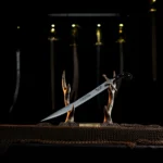 SİYAH 60CM OSMANLI ELİF - Görsel 3